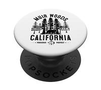 Vêtements pour Le Monument National de Muir Woods, Parc National PopSockets PopGrip Adhésif