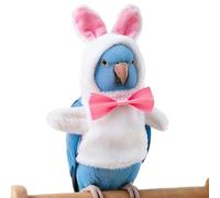 Vêtements Pour Oiseaux - Cape À Capuche Coupe-vent Motif Lapin, Tenue D'oiseau Réglable Pour L'hiver | Perruches Calopsittes Perruches Grises D'Afrique Conure Mynah Finches | Vêtements Chauds D'extéri