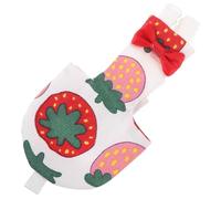 Vêtements pour Perroquets, Combinaison de Vol Rouge en Coton | Taille S, Usage Réutilisable et Lavable, pour Oiseaux de Compagnie, Accessoire à Enfiler Facilement Couleur Aléatoire