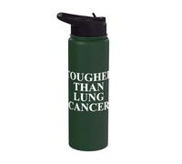 Vêtements pour survivants du cancer du poumon - Design mignon et incroyable survivants Stainless Steel Insulated Water Bottle