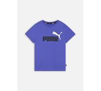 Vêtements Puma Ess+ 2 Col Logo Tee B pour Enfant 6A Bleu