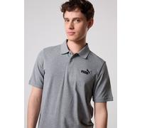 PUMA ESS No. 1 Logo Pique Polo, Polos Homme, Medium Gray Heather,