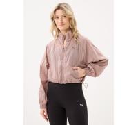 Vêtements Puma HER Relaxed Full-Zip Woven Jacket pour Femme S Beige