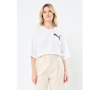 Vêtements Puma LEO LUXE Oversized Short Tee pour Accessoires L Blanc