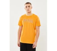 Vêtements Puma M Squad Big Graf Tee pour Homme M Orange
