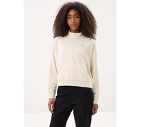 Puma Class Relaxed Fit Half Zip Sweatshirt Beige XS Femme