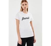 PUMA ESS+ Script Tee, T-Shirts Unisexe, PUMA White, 679315