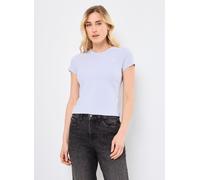 Vêtements Puma WARDROBE ESS Ribbed Slim Tee pour Femme L Blanc