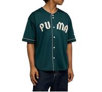 Vêtements Puma Yellow Modèle Oversized Baseball Jersey - Coleur Vert S