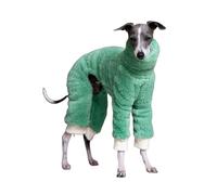 Vêtements Pyjama en Polaire Douce for Whippet, Combinaison Chaude d'hiver à col roulé, vêtements for lévrier Italien, grenouillère, Pull for Chien Bedlington à Quatre Pattes Chien(X-Large)