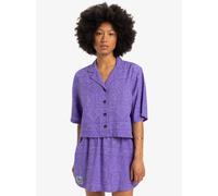 Vêtements Quiksilver Dad Crop Fit Ss EQWWT03140 pour Femme XS Violet