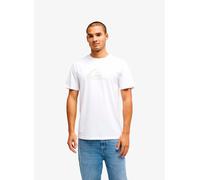 Quiksilver T-shirt EV COMP Logo manches courtes Homme Blanc M