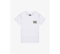 Vêtements Quiksilver Ev Heritage Ss Boy pour Enfant 7A Blanc