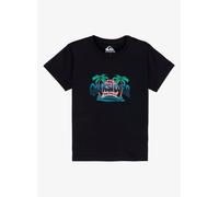 Vêtements Quiksilver Ev Palm Horizon Ss Boy pour Enfant 6A Noir