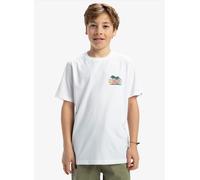 Vêtements Quiksilver Ev Sunny Palms Ss Yth EQBZT04855 pour Enfant 14A Blanc