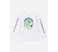 Vêtements Quiksilver Ev Surfs Up Ls Boy pour Accessoires 2A Blanc
