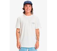 Vêtements Quiksilver Evo Border Lines Ss pour Accessoires M Blanc