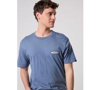 Vêtements Quiksilver Evo Border Lines Ss pour Homme S Bleu