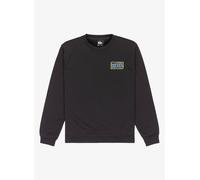 Quiksilver Pull en Polaire Graphic Crew Kids Garçon 8-16 Ans Noir 16