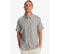 Quiksilver Horizons Short Sleeve Shirt Beige S Homme