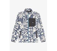 Quiksilver - Kid's Ice Fields Full-Zip - Veste polaire - M - 12 Years - china blue / desert checker