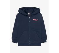 Vêtements Quiksilver Quik Globe Hoodie Zip Boy pour Enfant 7A Bleu