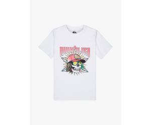 Vêtements Quiksilver Sound On Ss pour Enfant 16A Blanc