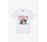Vêtements Quiksilver Sound On Ss pour Enfant 8A Blanc