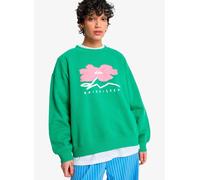 Vêtements Quiksilver Standard Crew pour Femme XS Vert