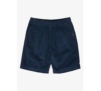 Quiksilver Short Taxer Cord Velours côtelé Bleu Garçon 12 ans