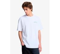 Quiksilver Upside Down Short Sleeve T-shirt Blanc S Homme