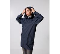 Vêtements RAINS Long Jacket W3 - Unisexe W pour Femme S Bleu