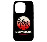 Vêtements rétro Lombok Indonesia pour Coucher de Soleil Coque pour iPhone 15 Pro