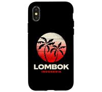 Vêtements rétro Lombok Indonesia pour Coucher de Soleil Coque pour iPhone X/XS