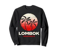 Vêtements rétro Lombok Indonesia pour Coucher de Soleil Sweatshirt
