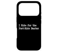 Vêtements Riding for The Post-Ride Banter Funny Cycling Quotes Coque pour iPhone 17 Pro