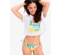 Vêtements Roxy Atlas Oceanregular Crop ERJZT05921 pour Femme L Blanc