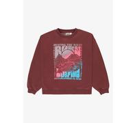 Vêtements Roxy Lineup Crew Brushed Rg pour Enfant 10A Bordeaux