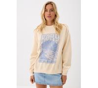 Vêtements Roxy LINEUP OS CREW pour Femme M Beige