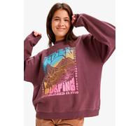 Vêtements Roxy Lineup Oversized Crew pour Accessoires S Violet
