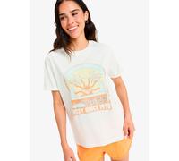 Vêtements Roxy Oceanregular Poster ERJZT05969 pour Femme M Blanc