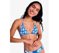 Haut de bikini Roxy Printed Essentials Tiki Tri bleu blanc femme - L