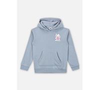 Sweat à capuche Roxy Surf Feeling Brushed bleu clair fille - 10