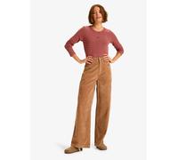 Roxy - Pantalon en velours côtelé - Surf On Cloud Cord Pant Woodsmoke pour Femme en Coton - Taille 38 - Marron Marron 38