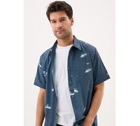 Vêtements Salty Crew Breezer Perf Button Up Shirt pour XXL Bleu