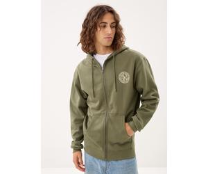 Vêtements Salty Crew Global Zip Fleece pour Homme M Vert
