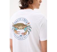Salty Crew - T-shirt en coton - Jimmy SS Tee - Blanc - Homme - Taille S