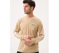 Vêtements Salty Crew Tailed L/S Tech Tee Rashguard pour Homme S Beige