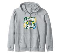 Vêtements Samba Squad pour Produits de Carnaval brésilien Brésil Sweat à Capuche