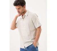 Samsøe & Samsøe AVAN JX SHIRT 14698 men Shortsleeves beige taille: S